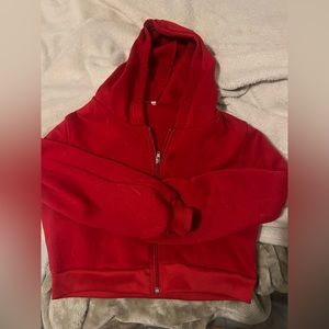 SHEIN cropped hoodie